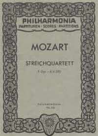 Mozart, W A: Streichquartett F major KV 590