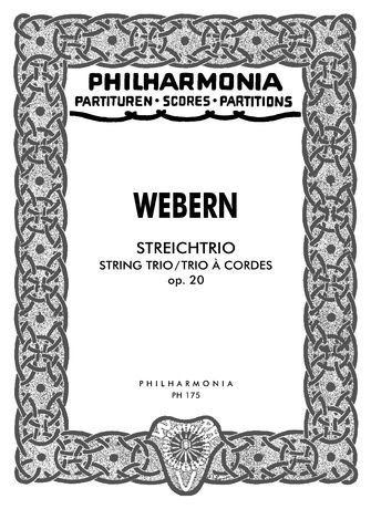 Webern, A: String Trio op. 20