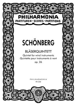 Schoenberg, A: Bläserquintett op. 26