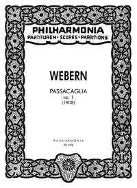 Webern, A: Passacaglia op. 1