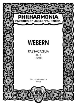 Webern, A: Passacaglia op. 1