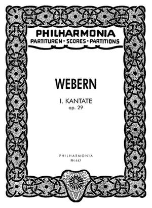 Webern, A: Cantata No. 1 op. 29