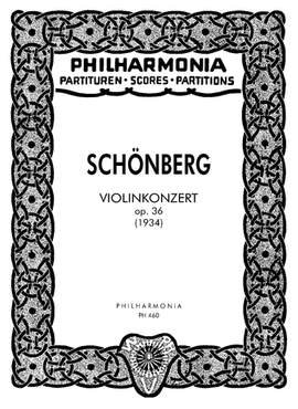 Schoenberg, A: Violinkonzert op. 36