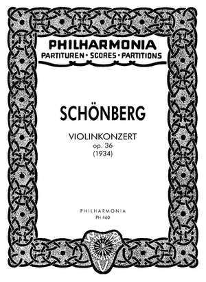 Schoenberg, A: Violinkonzert op. 36