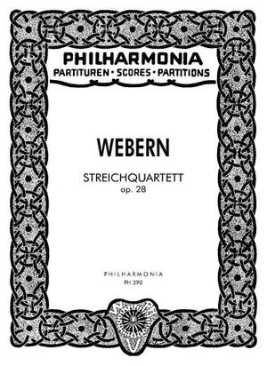 Webern, A: String Quartet op. 28