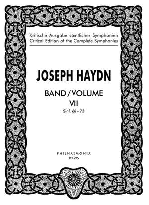 Haydn, J: Symphonies Nos. 66-73 Vol. 7