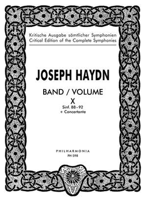 Haydn, J: Symphonies Nos. 88-92 and Sinfonia Concertante Vol. 10