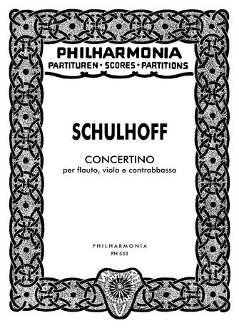 Schulhoff, E: Concertino