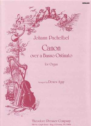 Pachelbel, J: Canon Over A Basso Ostinato