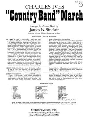 Ives: Country Band March