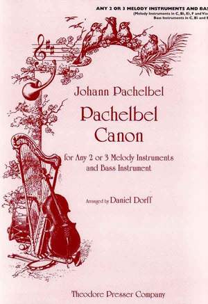 Pachelbel: Canon (Melody Instruments & Bass)