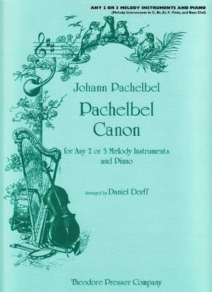 Pachelbel: Canon (Melody Instruments & Piano)