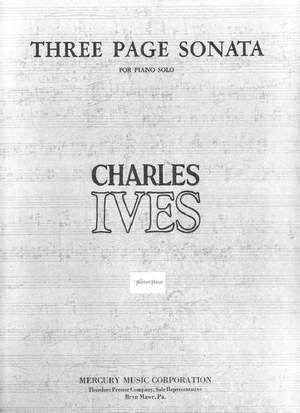 Ives: 3 Page Sonata