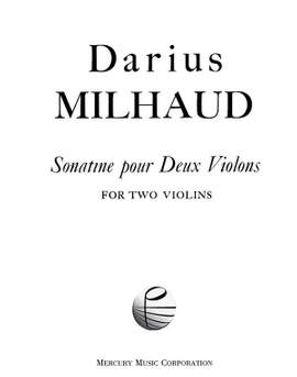Milhaud: Sonatine Op.221