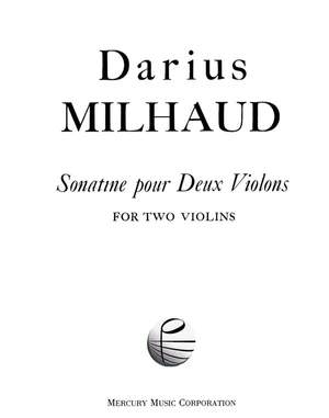 Milhaud: Sonatine Op.221