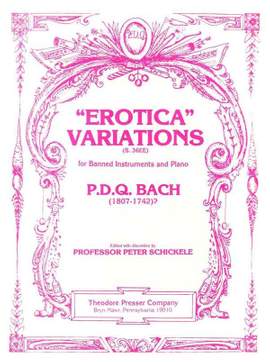 Bach: Erotica Variations, for banned Instruments and Piano