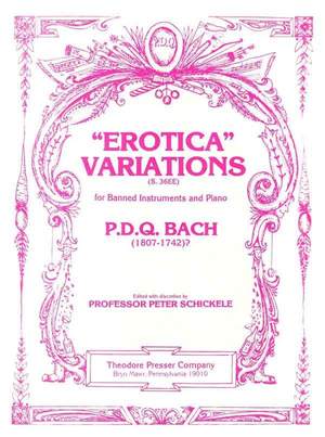 Bach: Erotica Variations, for banned Instruments and Piano