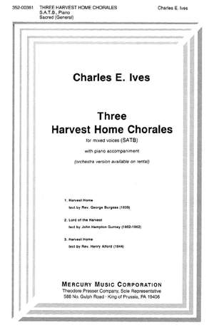 Ives: 3 Harvest Home Chorales