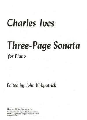 Ives: Three Page Sonata