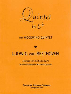 Beethoven: Quintet Op.71 in E flat
