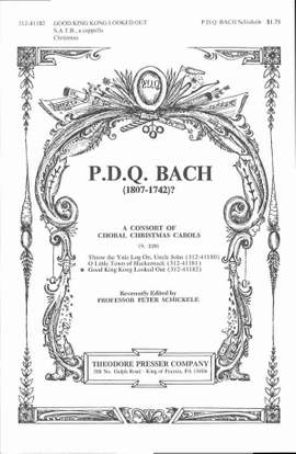 PDQ Bach: Good King Kong looked out (SATB Chorus)