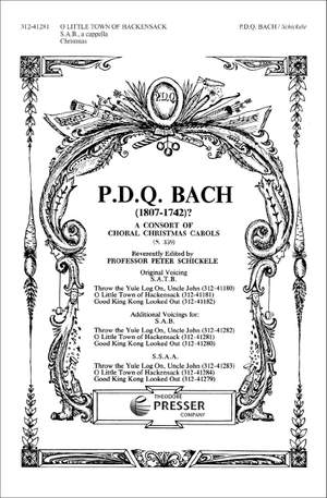 Bach: O Little Town of Hackensack (SAB Chorus)