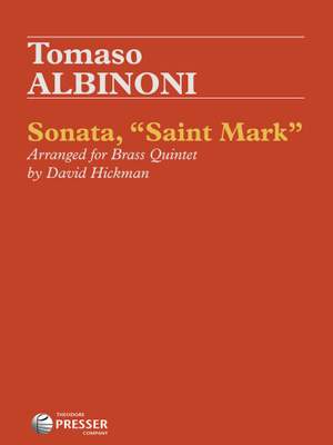 Albinoni: Sonata 'Saint Mark'