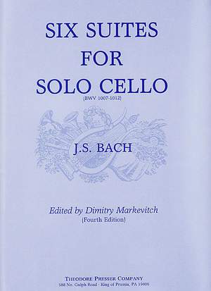 Bach: 6 Suites (ed. D.Markevitch)