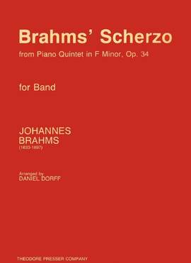 Brahms, J: Brahms' Scherzo From Piano Quintet In F Minor, Op. 34 C minor op. 34