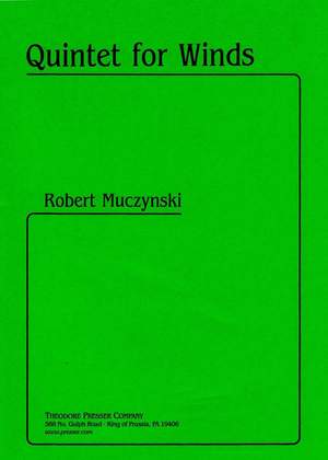 Muczynski: Quintet for Winds