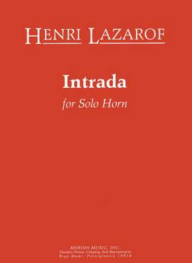 Lazarof: Intrada