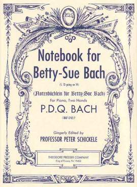 Bach: Notebook for Betty-Sue Bach