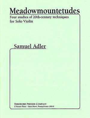 Adler: Meadowmountetudes