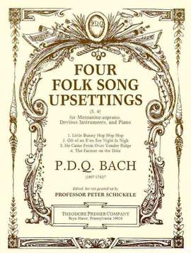Bach: 4 Folk Song Upsettings (mezzo)