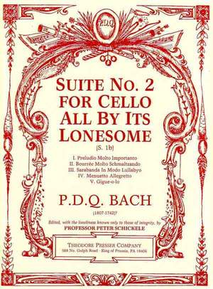 Bach: Suite No.2 for Cello all by its Lonesome