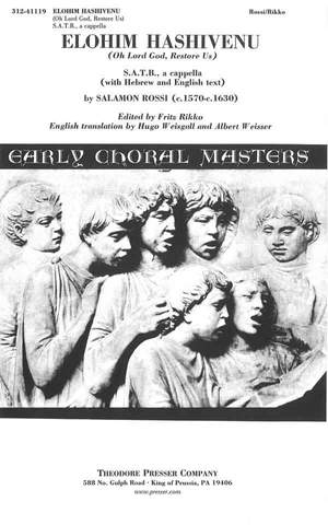 Rossi: Elohim Hashivenu