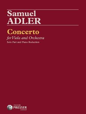 Samuel Adler: Concerto