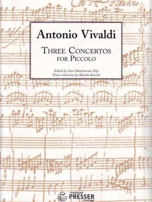 Vivaldi: 3 Concertos for Piccolo