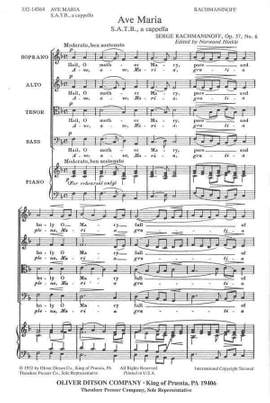 Rachmaninov: Ave Maria Op.37, No.6