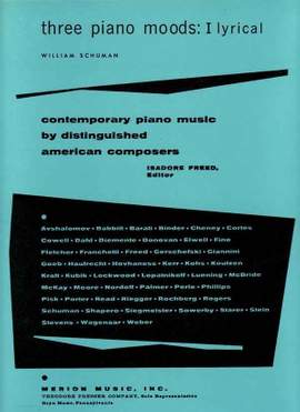 Schuman: 3 Piano Moods No.1: Lyrical