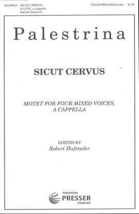 Palestrina: Sicut cervus