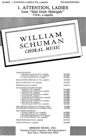 Schuman: Attention, Ladies!
