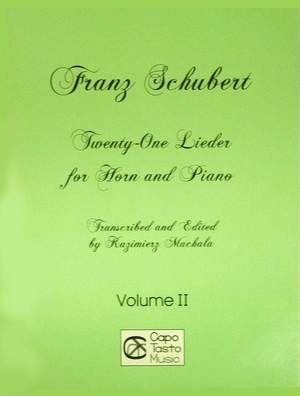 Schubert: 21 Lieder Vol.2