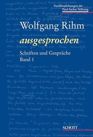 Rihm, W: Wolfgang Rihm ausgesprochen Vol. 6,1 und 6,2