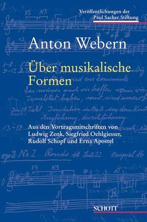 Webern, A: Über musikalische Formen Vol. 8