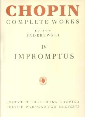 Chopin, F: Impromptus