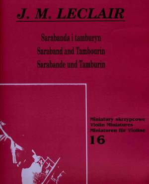 Sarabande And Tambourin Vln/pf