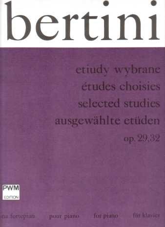 Bertini, H: Selected Studies Op29/32