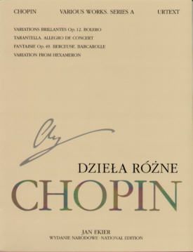 Chopin F: Various Works (vol A12)