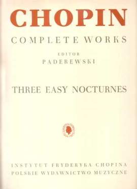 Chopin, F: Three Easy Nocturnes